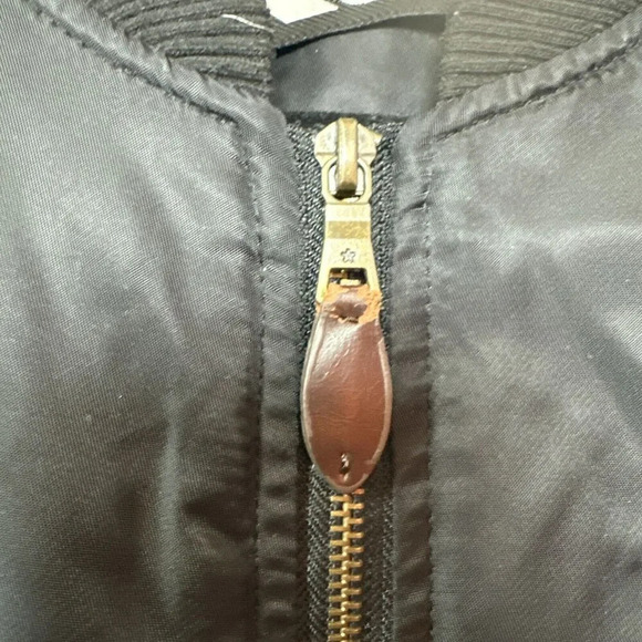 Fu Yu Kai Bomber Flight Jacket‎ Sz M Embroidered Patches Gorpcore StreetWear Y2K - Picture 4 of 13